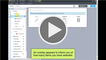 Selecting Multiple Items video link